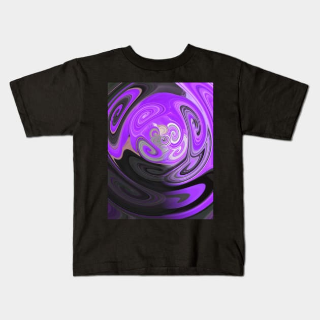 Purple Kids T-Shirt by IKIosifelli